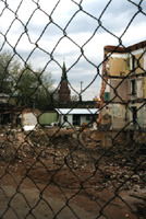 View of the Kremlin from Lenivka str.